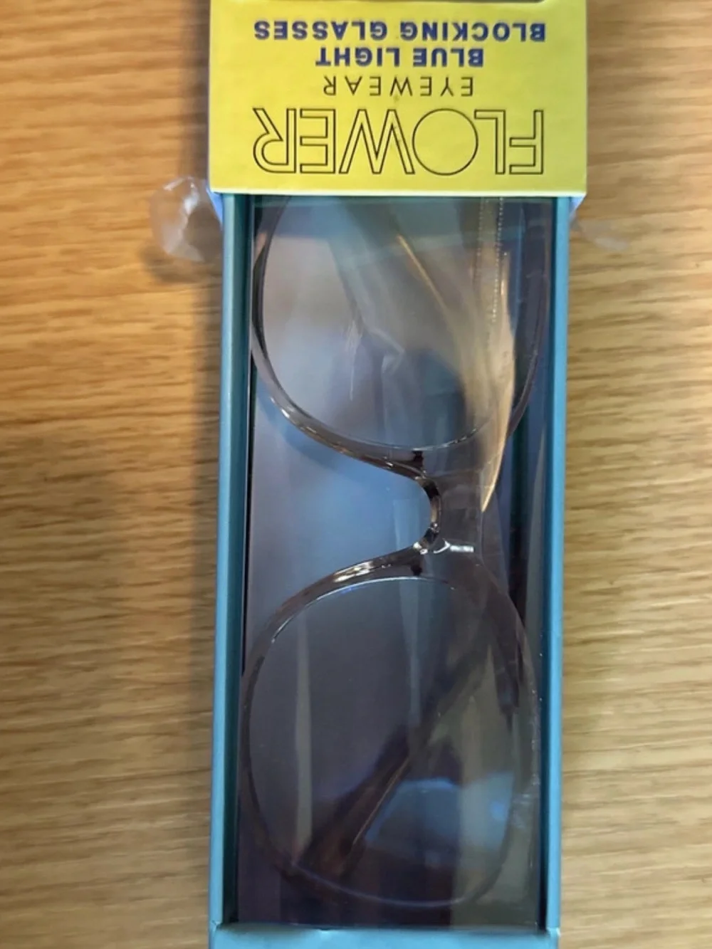 FLOWER Eyewear Hazel Blue Light Blocking Glasses - Clear/Gray